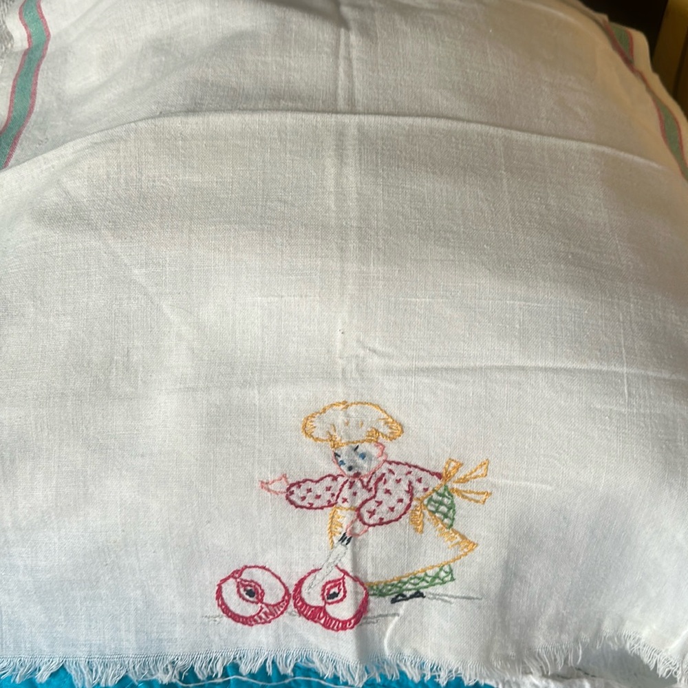 Vintage tea towel